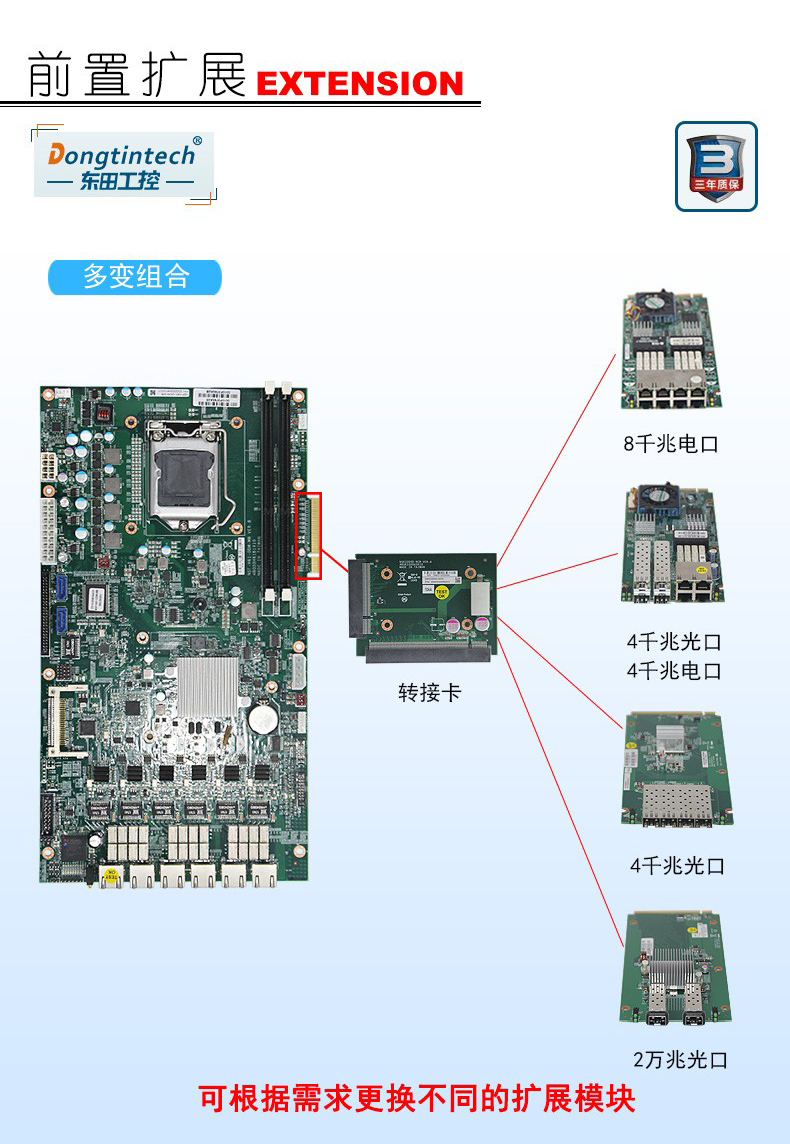 酷睿3代工控機,1U多網(wǎng)口工控機,DT-12260-H61B.jpg